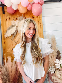 Ivory Swan Top