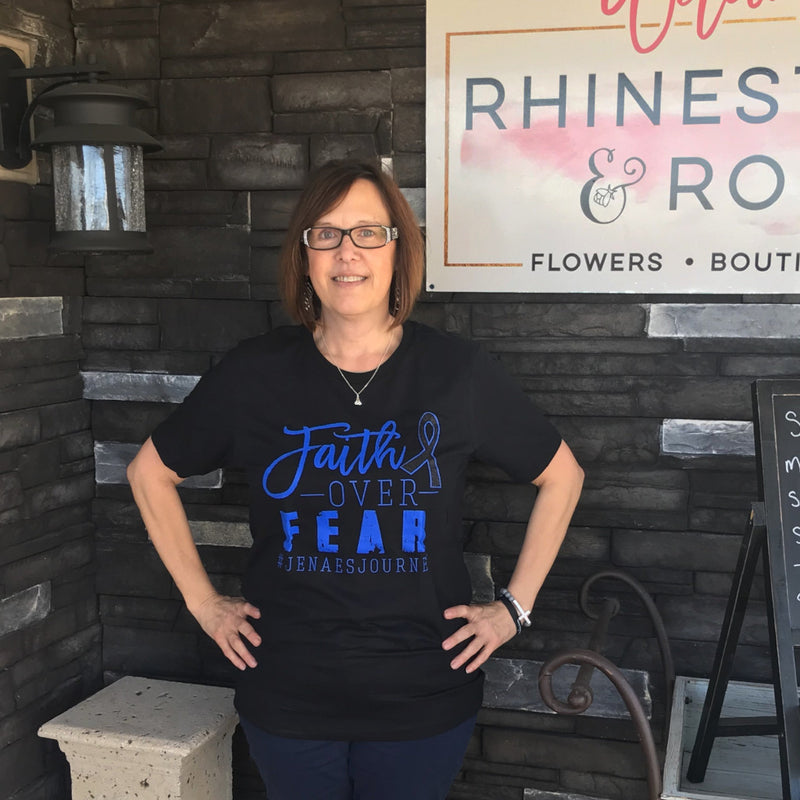 Jenae’s Journey Fundraising Shirt - Rhinestones and Roses