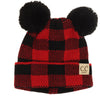 Baby Plaid Beanie - Rhinestones and Roses