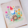 Greeting Card Gnomeone - Rhinestones and Roses