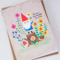 Greeting Card Gnomeone - Rhinestones and Roses