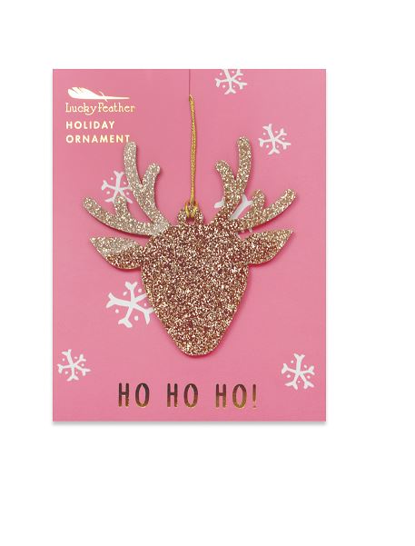 Sparkly Reindeer Ornament