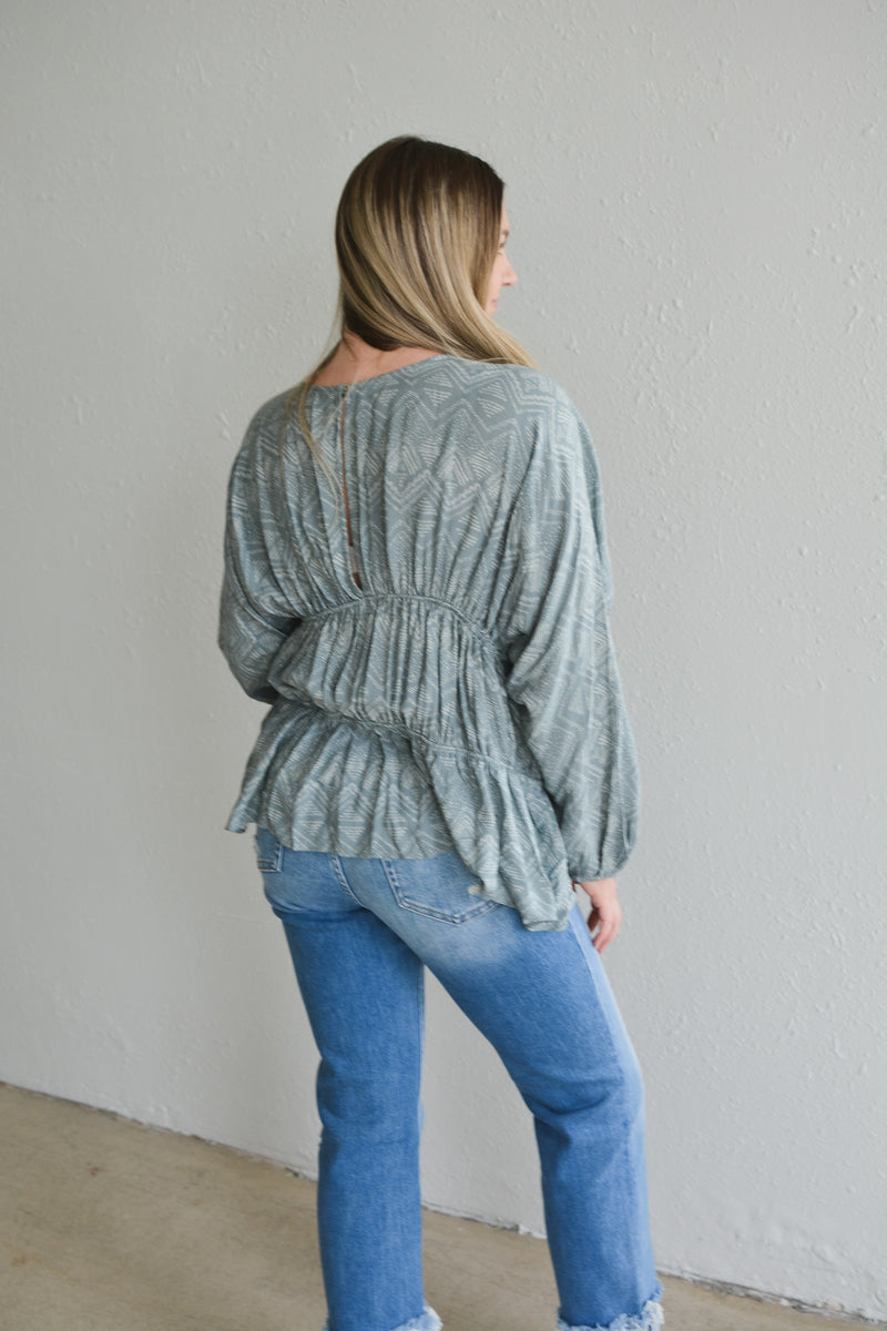 Free Spirit Pleated Top