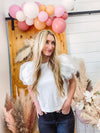 White Tulle Yours Top