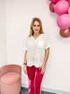 Cream Sweater Top