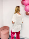 Cream Sweater Top
