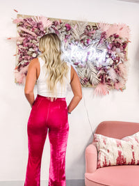 Pink Posh Flair Pants