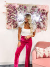 Pink Posh Flair Pants