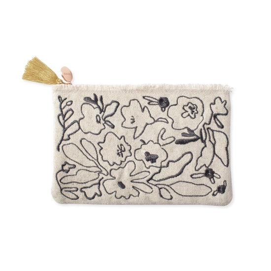 Messy Flower Coin Pouch