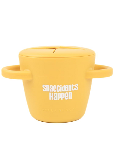 Bright Yellow Snack Cup