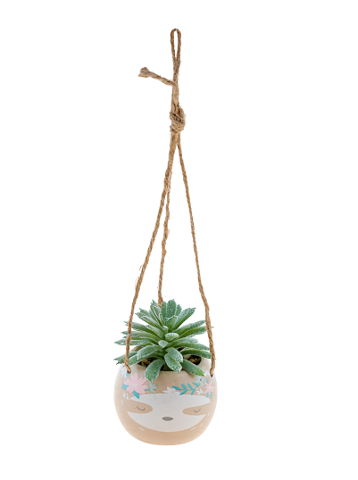 Sloth Hanging Succulent