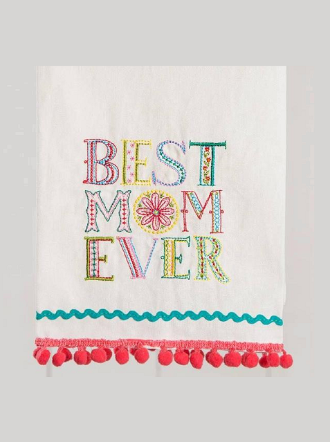 Best Mom Ever Linen Towel