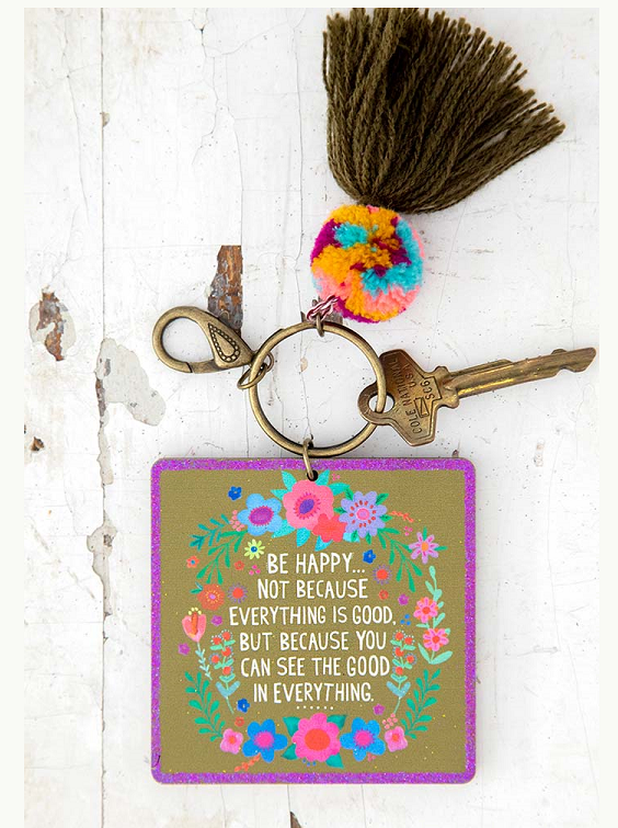 Be Happy Keychain
