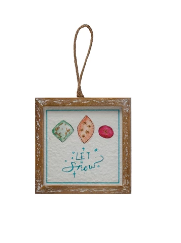 Let it Snow Ornament