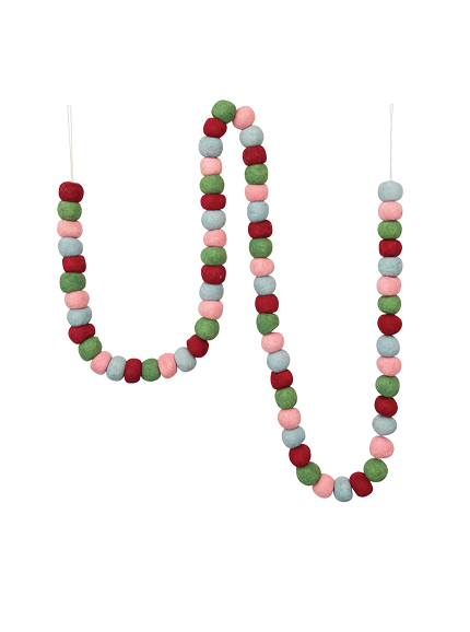Colorful Wool Garland