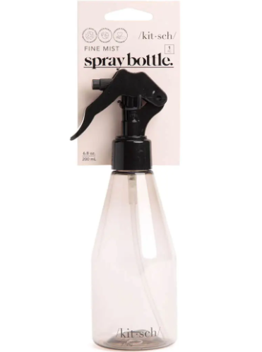 Black Fine Mist Spray Bottle
