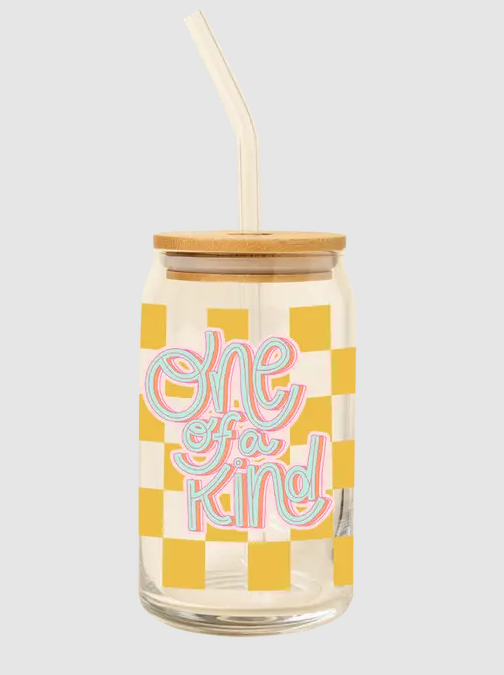 One-of-a-Kind Glass Tumbler