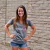 Sparkle…And Never Lose Hope! Short Sleeve V-Neck - Rhinestones and Roses