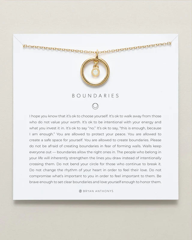 Boundaries Necklace