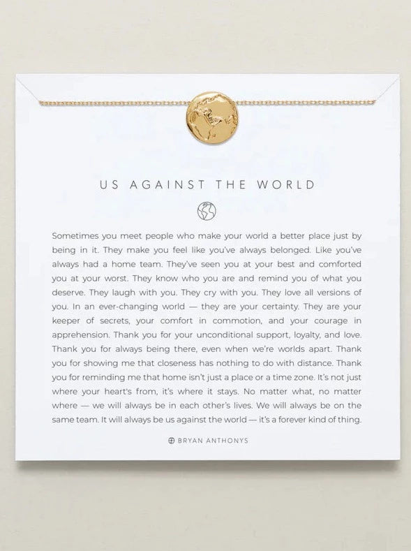 Us Against The World Necklace
