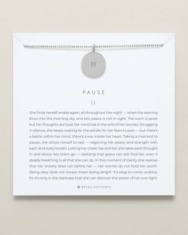 Pause Necklace