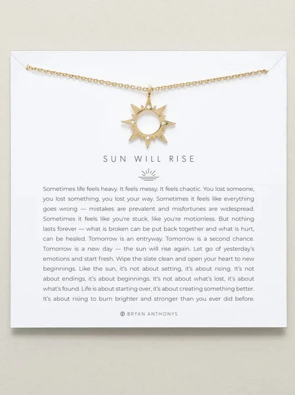 Sun Will Rise Necklace