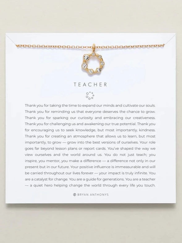 Teacher Necklace