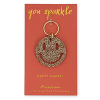 You Sparkle Glitter Keychains