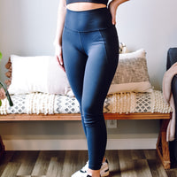 Navy High Waist Leggings