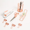 Copper Wire Desk Organizer