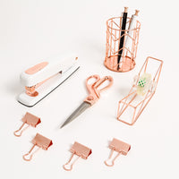 Copper Wire Desk Organizer