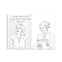Friends Fan Coloring Book
