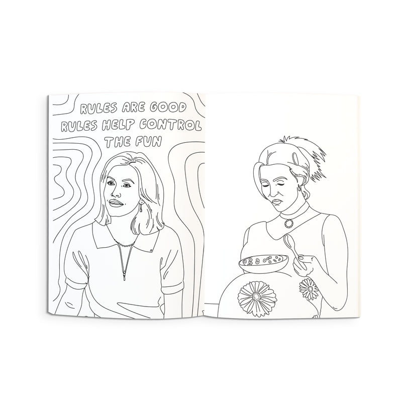Friends Fan Coloring Book