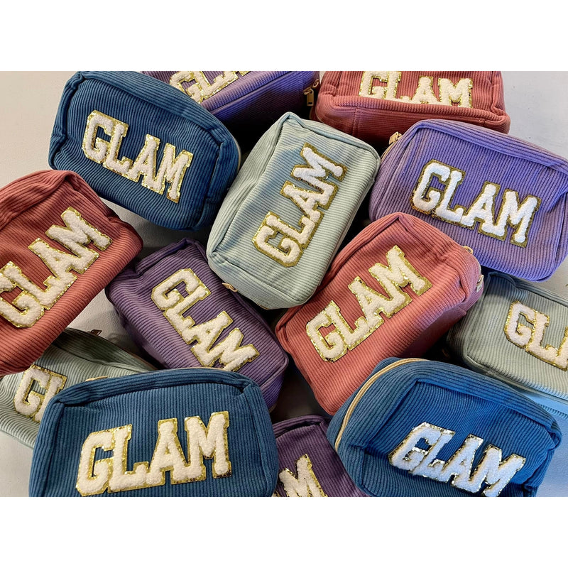 Glam Chenille Cosmetic Bag