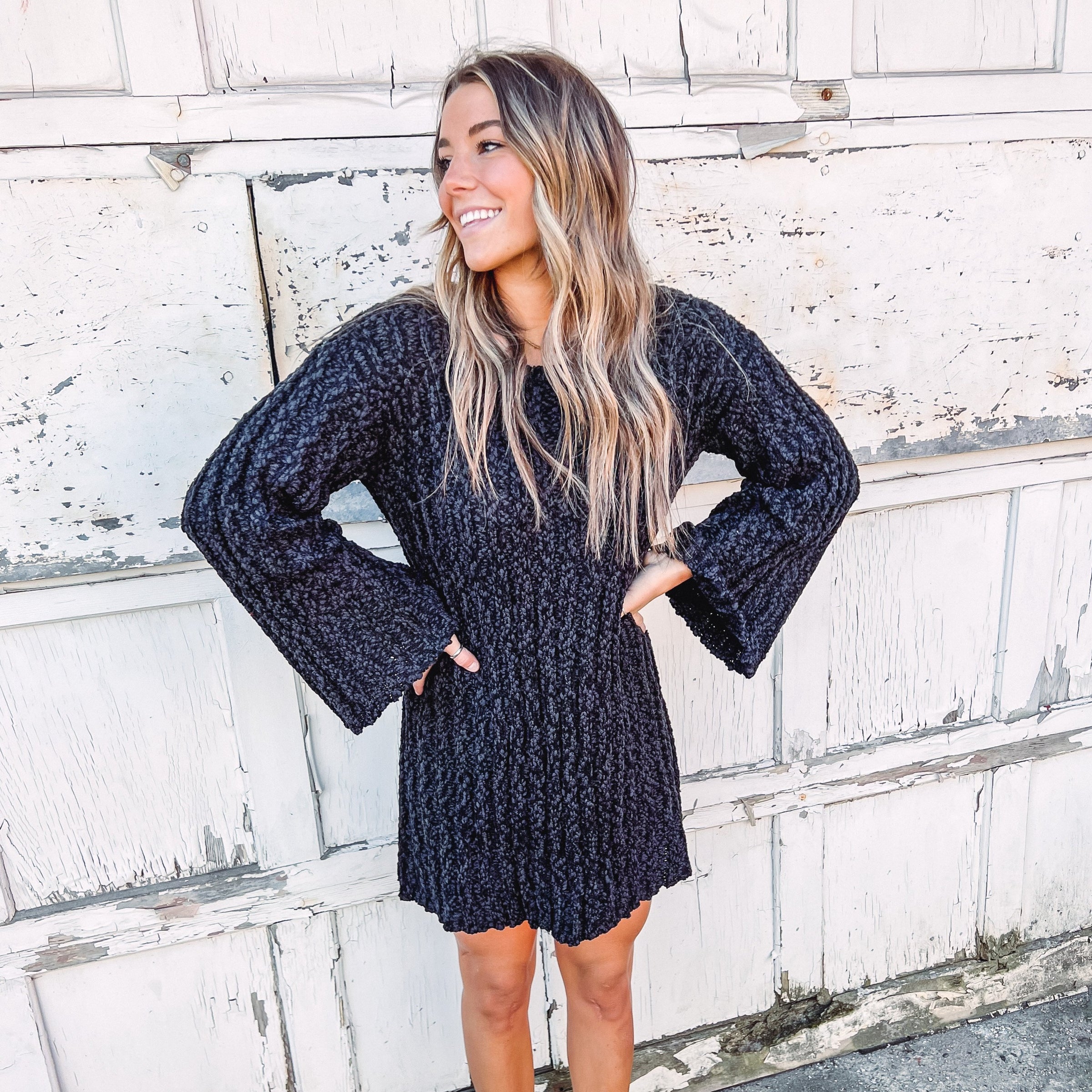 Cozy Sweater Dress – Rhinestones and Roses Cozy Sweater Dress – Rhinestones and Roses