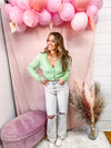 Lime Spring Plaid