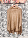 Walnut poncho sweater