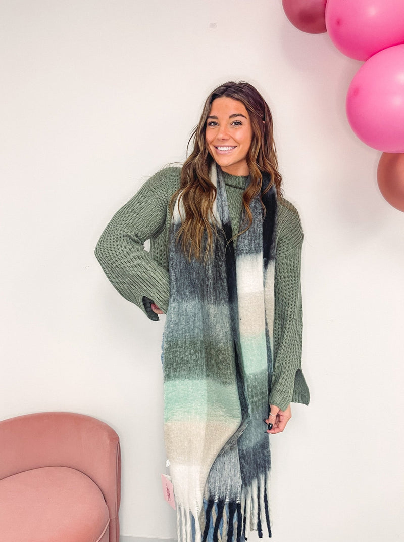 Out & About Seafoam Scarf