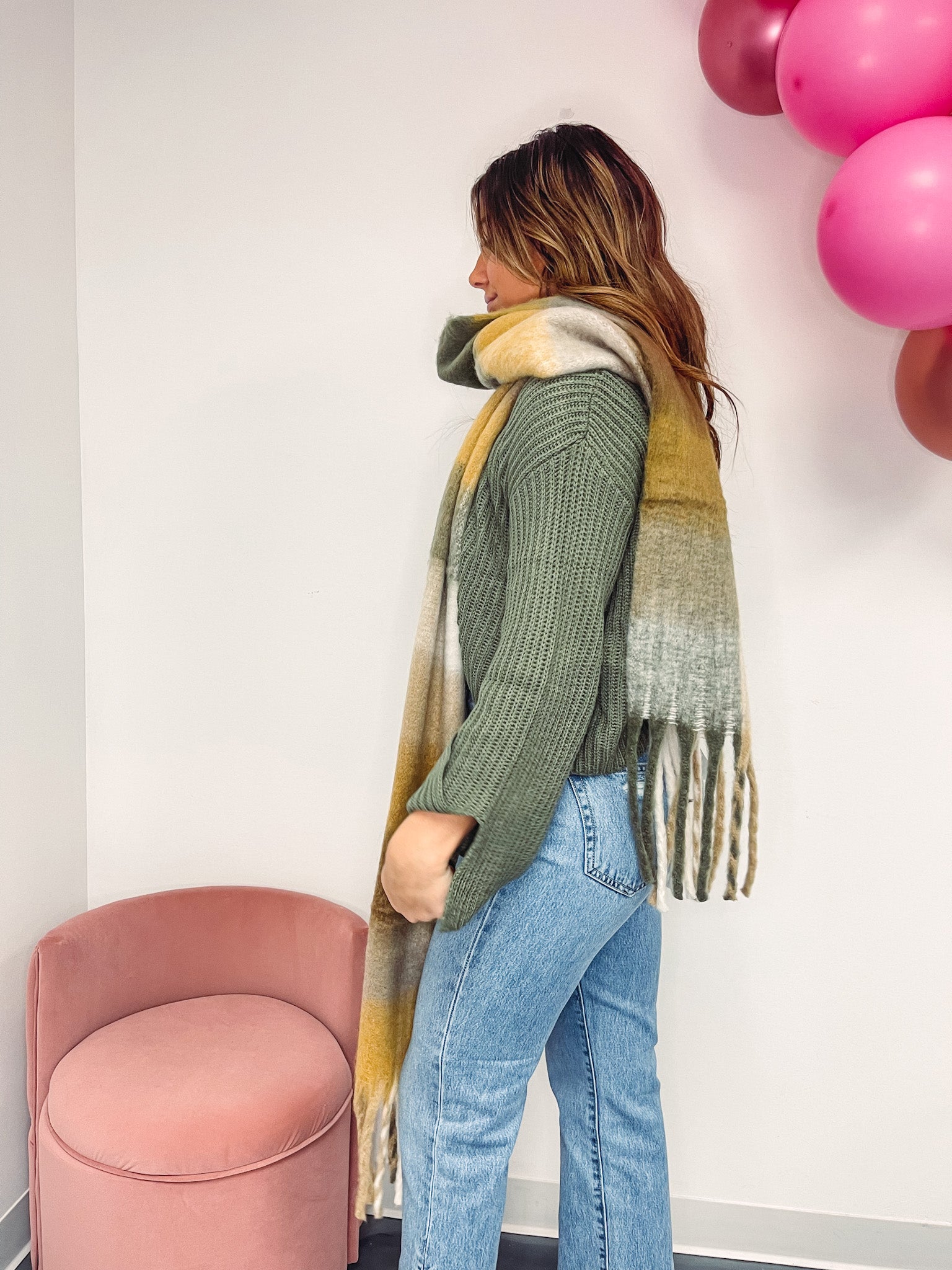 Out & About Gold Scarf