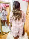 Mauve Check shorts