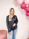 Invite Only Black Blouse