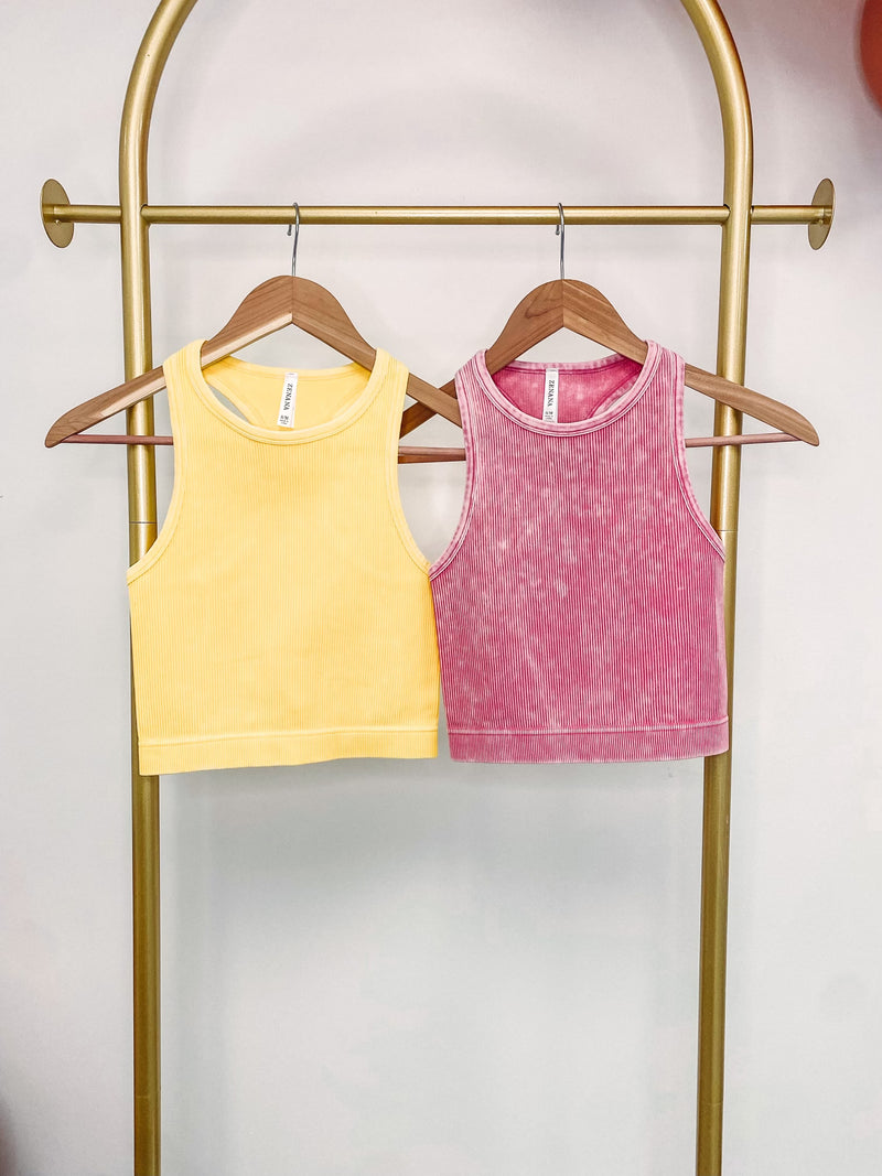 Spring High Neck Tanks