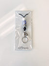 Periwinkle Cow Lanyard