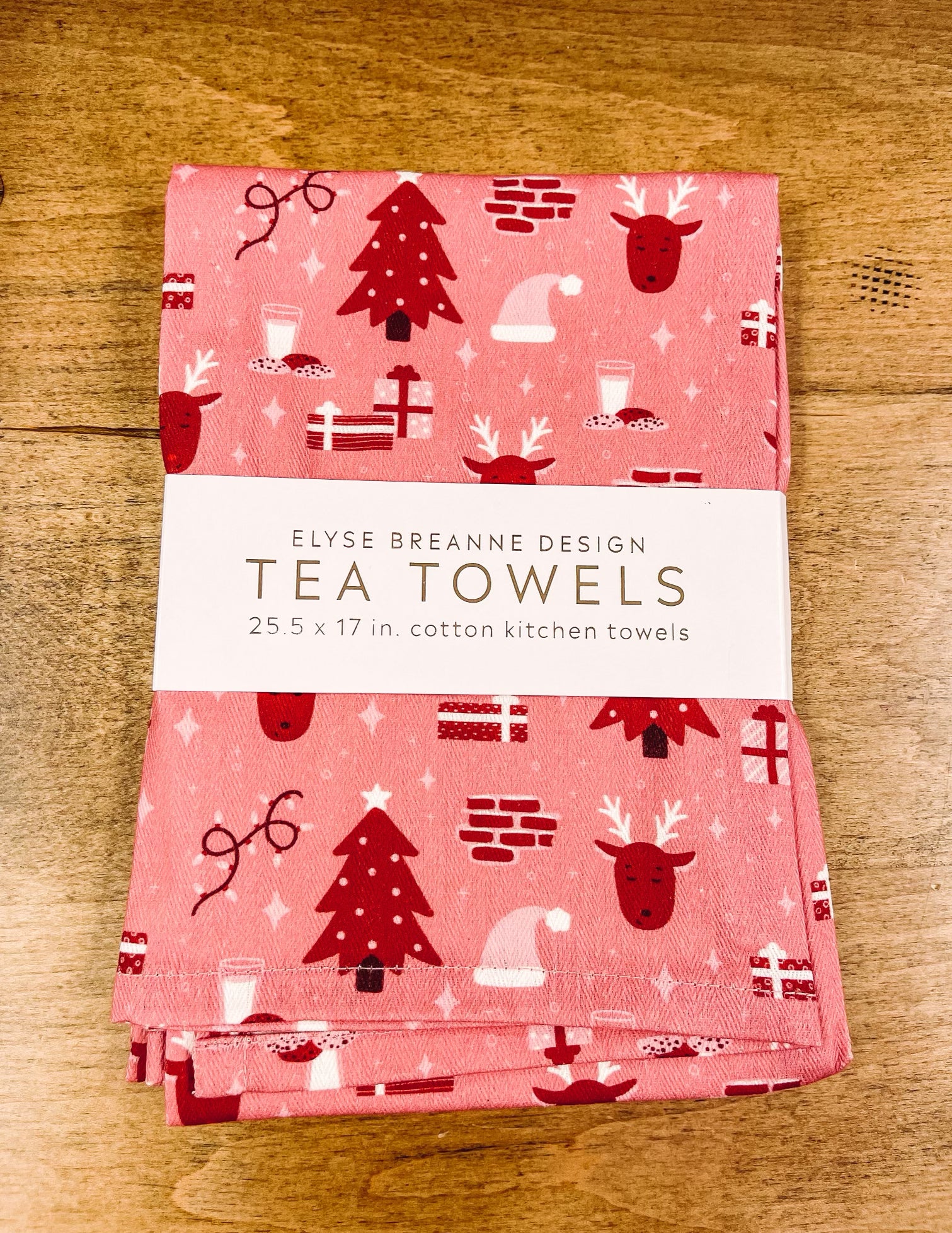 Santa's Reindeer Tea Towel Santa's Reindeer Tea Towel
