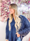 Navy Notch Top