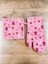 Santa's Reindeer Oven Mitts