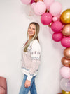 Pink Swiss Sweater
