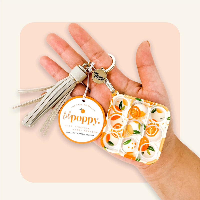Lil Poppy Oranges Keychain